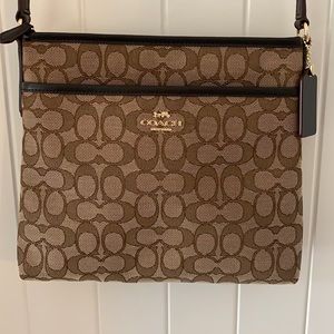Coach Brown and Tan Crossbody